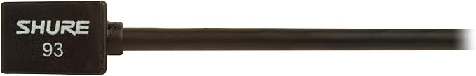 Shure WL93 Series Subminiature Condenser Lavalier Microphones,WL93- Black, with 4-Foot (1.2 m) Cable