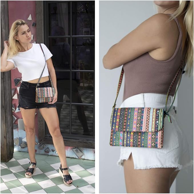 MINICAT RFID Blocking Small Crossbody Bags for Women Vegan Leather Mini Travel Purses Cell Phone Purse Cross Body Bag