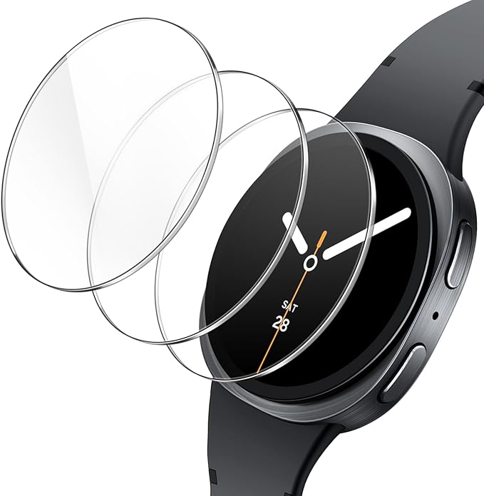 JETech Screen Protector for Samsung Galaxy Watch 9/8 40mm, 3-Pack | Tempered Glass Protection, HD Clear, Anti-Scratch Design