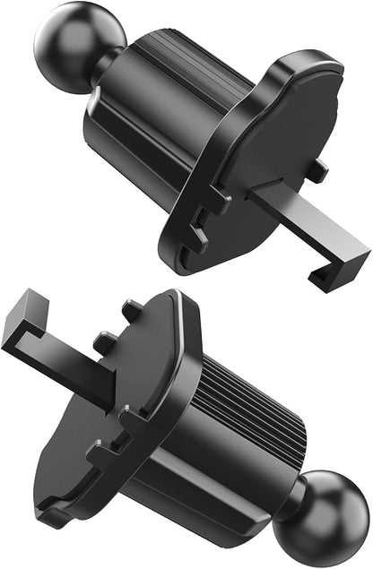 2 Pack Mobile Bracket Clip Air Vent Clip For Most Car Phone Holder Cellphone Holder Mount Vent Grip With Joint Ball Dia 17mm Universal Air Vent Clip For Car Phone Mount Cellphone Holder Vent Grip