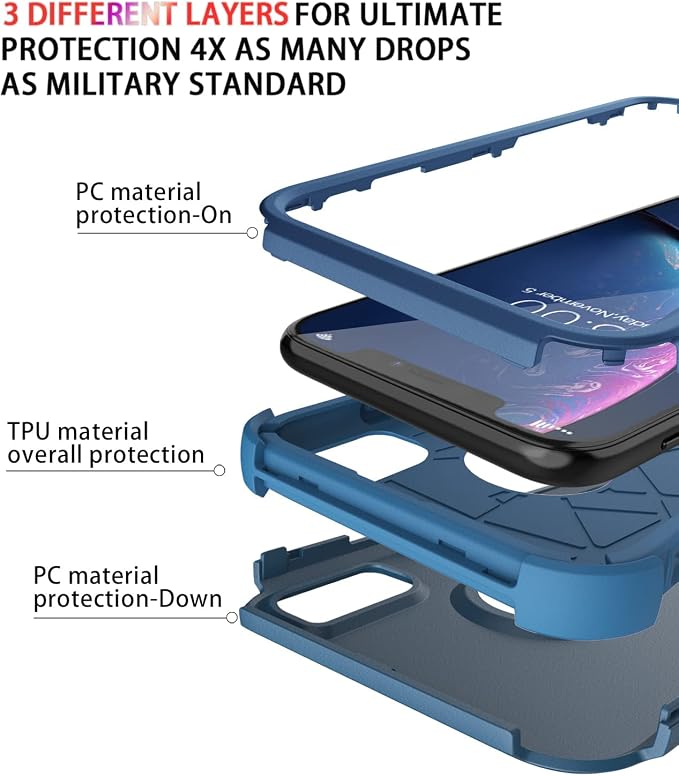 Diverbox for iPhone Xr Case [Shockproof] [Dropproof] [Dust-Proof],Heavy Duty Protection Phone Case Cover for Apple iPhone XR