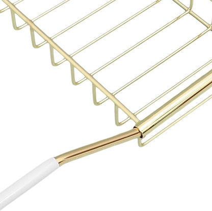COHEALI Adjustable Stainless Steel Bathtub Tray with Anti-Slip Grips Expandable Tub Rack Storage Holder for Phone Soap Towels Versatile Bathroom Shelf for Books Tablets Wine Glasses Gold
