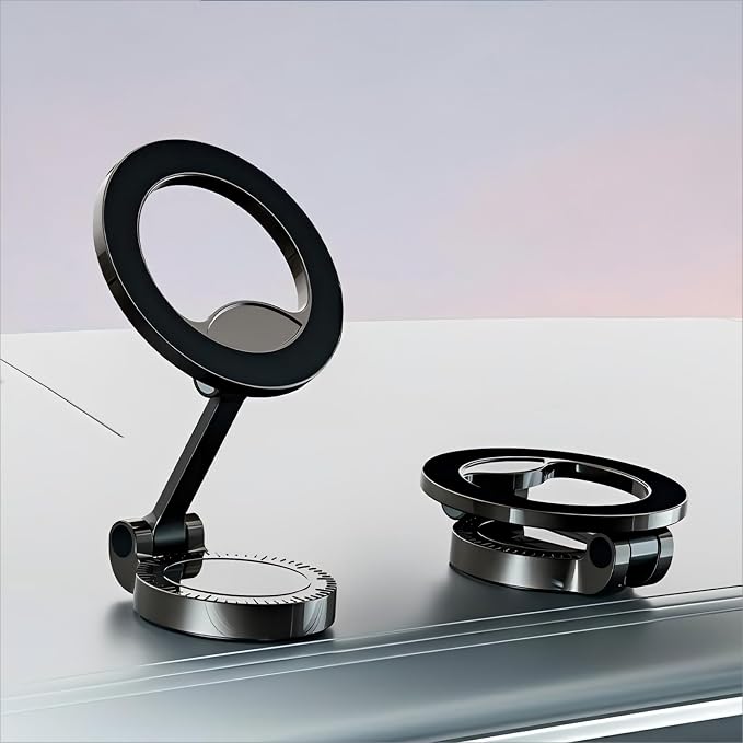 Ultra-Strong Suction Cup Phone Mount for Car - Anti-Shock & Noiseless Dashboard & Windshield Holder, 360° Adjustable Hands-Free Mount for All Smartphone (5)