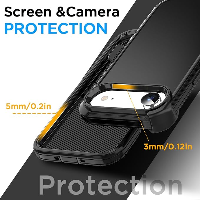 AICase for iPhone AIR Case+Belt-Clip Holster 6.5",Heavy Duty Drop Protection Full Body Rugged Shockproof/Drop Proof/DustProof Military Grade Tough Durable Cover for iPhone Air 2025_31