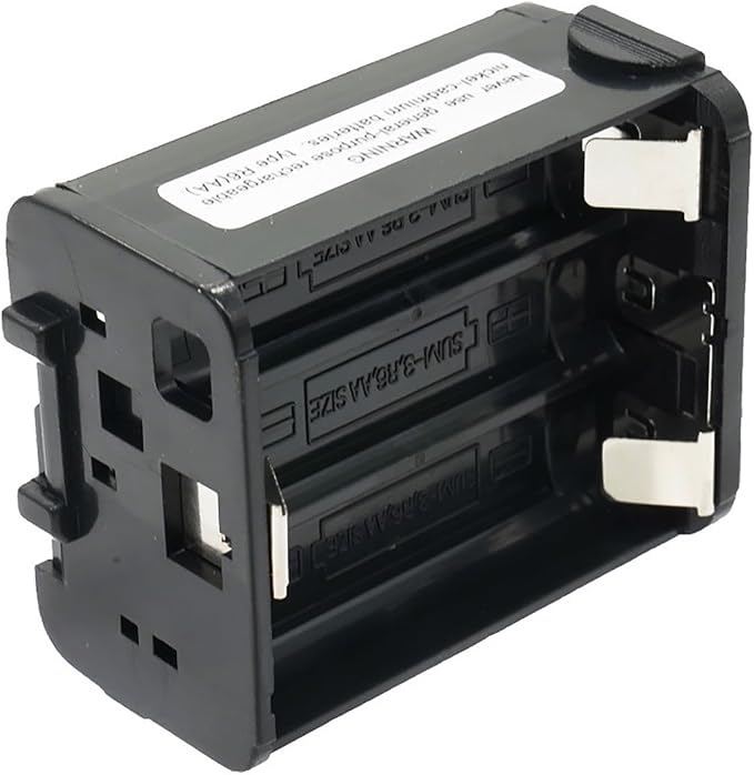 Walkie Talkie Replacement Battery Case, 6X AA Battery Case for Kenwood Radio TH-28 TH-48 TH-78HT