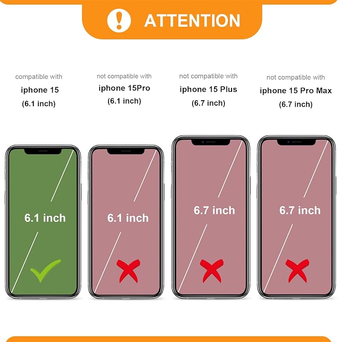 Bocasal RFID Blocking Wallet Case for iPhone 15, Adjustable Crossbody Zipper Purse Case Card Holder with Kickstand Detachable Wrist Strap, PU Leather Flip Folio Case 6.1 Inch 5G (Red)