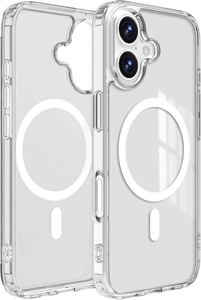 Magnetic Designed for iPhone 17 Case Clear, [Compatible with Magsafe] [Not Yellowing] [Military-Grade Drop Protection] Clear Phone Cases for Apple iPhone 17-6.3 Inch