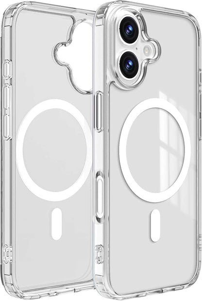 Magnetic Designed for iPhone 17 Case Clear, [Compatible with Magsafe] [Not Yellowing] [Military-Grade Drop Protection] Clear Phone Cases for Apple iPhone 17-6.3 Inch