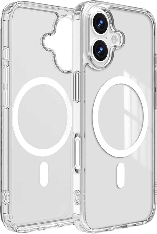 Magnetic Designed for iPhone 17 Case Clear, [Compatible with Magsafe] [Not Yellowing] [Military-Grade Drop Protection] Clear Phone Cases for Apple iPhone 17-6.3 Inch