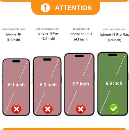 Bocasal Crossbody Wallet Case for iPhone 16 Pro Max, RFID Blocking Leather Purse Case with Card Holder, Protective Handbag Flip Cover with Zipper Wrist Strap Lanyard for Women 5G 6.9 Inch (White)