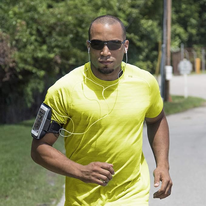 Nathan Running ArmBand Super 5K Universal Fitting. Perfect for Running, Biking, Hiking and more. iPhone, Samsung, Note, Galaxy. Arm Band Phone Carrier.