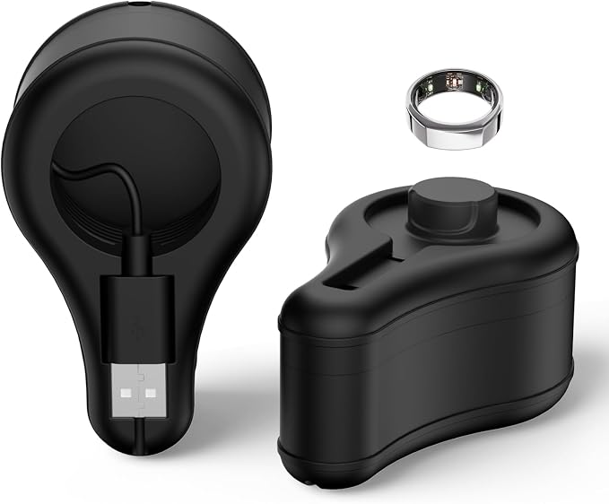 Oura Ring Gen3 Charger Protector - Silicone Case Compatible with Sizes 6-13, Dock Station Holder