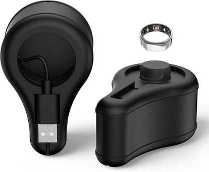 Oura Ring Gen3 Charger Protector - Silicone Case Compatible with Sizes 6-13, Dock Station Holder
