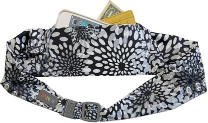 BANDI Running Belt for Women & Men – USA Made No-Bounce Adjustable Waist Pack & Secure Fanny Pack – Fits All Phones, Gels & Essentials – Zipper-Free, Medical Device Friendly