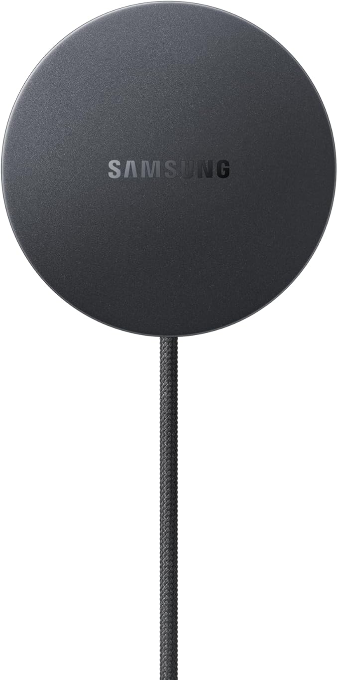 Samsung Galaxy Magnet Wireless Charger, Cordless Super Fast Charging, Powerful Design, Built-in Magnets, No-Slip Surface, Dark Gray