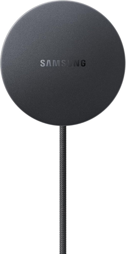 Samsung Galaxy Magnet Wireless Charger, Cordless Super Fast Charging, Powerful Design, Built-in Magnets, No-Slip Surface, Dark Gray