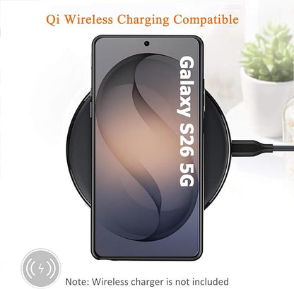 Wireless Charging Case for Galaxy S26, Upgraded 10000mAh Rechargeable Portable Charging Case Compatible with Galaxy S26 (6.3 inch) with Carplay Extended Battery Pack Charger Case (Black)