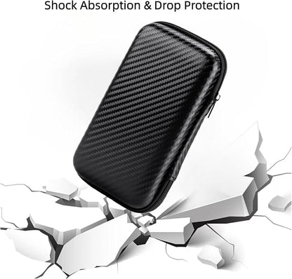 EVA Case for ZZI Portable Charger Power Bank 60000mAh & 3-in-1 USB Cable, Drop-Proof & Wear-Resistant, Hard Carrying Case