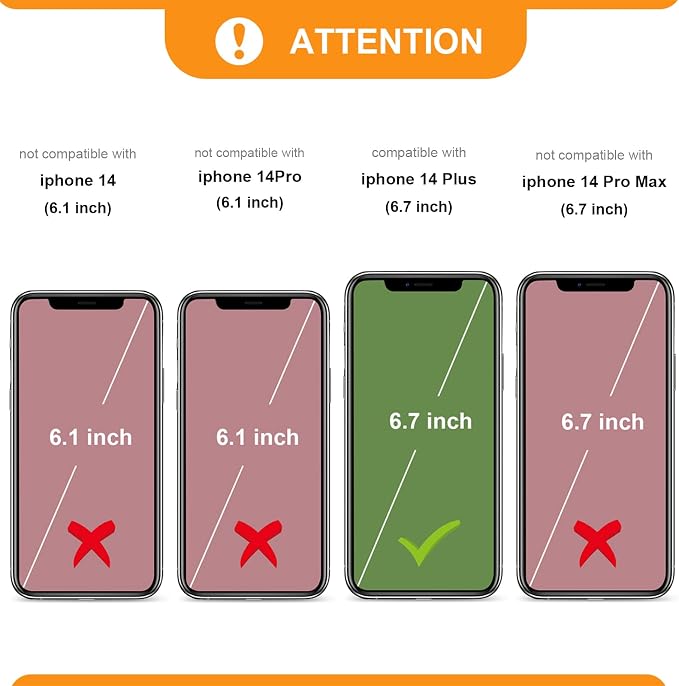 Bocasal Crossbody Wallet Case for iPhone 14 Plus, RFID Blocking PU Leather Zipper Handbag Purse Flip Cover, Kickstand Folio Case with Card Slots Holder Wrist Strap Lanyard 5G 6.7 Inch (Mint Green)