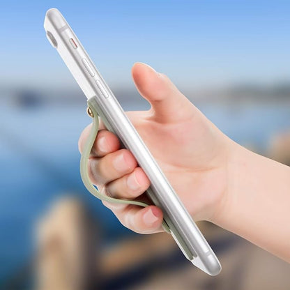 Weewooday 6 Pieces Phone Grip Holder Cell Phone Grip Strap Telescopic Finger Strap Stand Universal Finger Kickstand for Most Smartphones(Charming Colors)