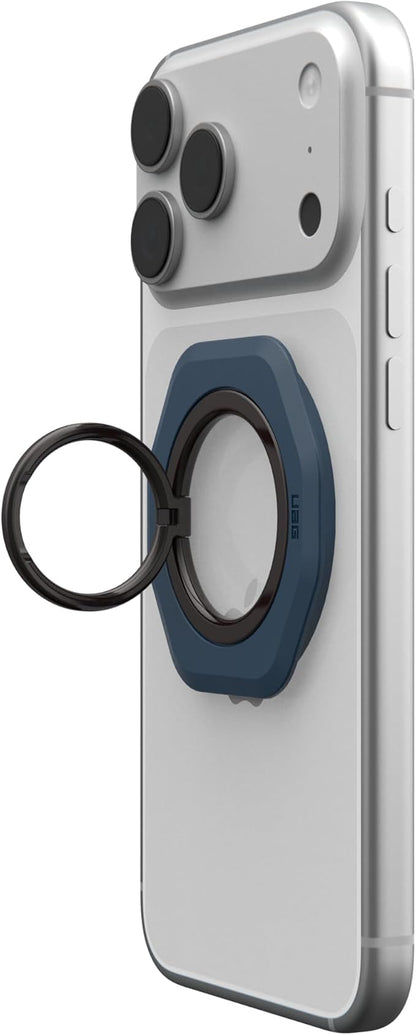 URBAN ARMOR GEAR UAG Mag Ring Stand LT - Ultra Strong Magnet MagSafe Compatible Metal Phone Ring Grip 360 Rotation Multi-Viewing Kickstand, Mallard