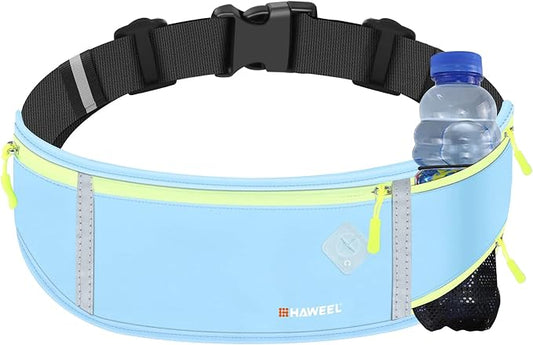 Running Fanny Pack Waist Bag Phone Holder Belt with Water Bottle Holder Suitable for Runner Cycling Hiking Accessories for iPhone 12 Plus Samsung Galaxy etc.