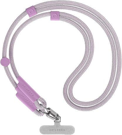CASETiFY 8mm Rope Cross Body Strap with Card - Lilac