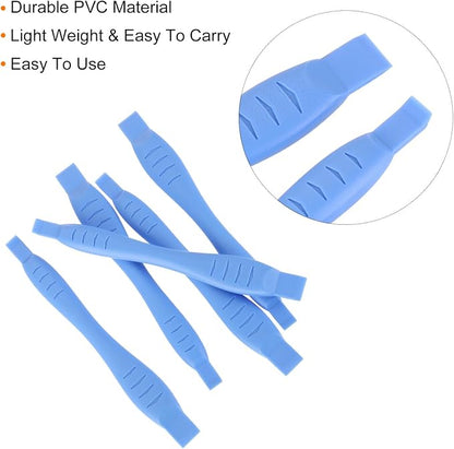 MECCANIXITY 5pcs Universal Pry Spudger Tool, Phone Pry Opening Tool Plastic Crowbar for Cell Phone, PC, Laptop Tablet Screen Repairing, Light Blue