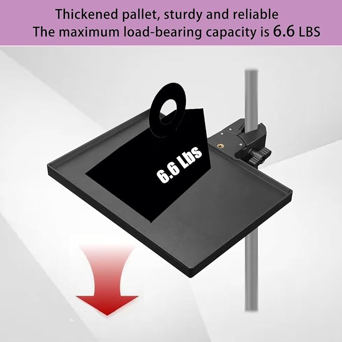 Lash Tray Holder Adjustable Lash Trays Organizer Attachment with Phone Holder Functional Eyelash Trays for Lash Techs Lash spa salon Lash Extension Supplies 10.6"x 8"