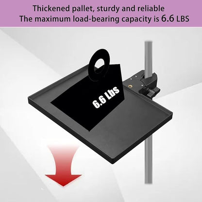 Lash Tray Holder Adjustable Lash Trays Organizer Attachment with Phone Holder Functional Eyelash Trays for Lash Techs Lash spa salon Lash Extension Supplies 10.6"x 8"