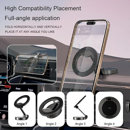 Ultra-Strong Suction Cup Phone Mount for Car - Anti-Shock & Noiseless Dashboard & Windshield Holder, 360° Adjustable Hands-Free Mount for All Smartphone (5)