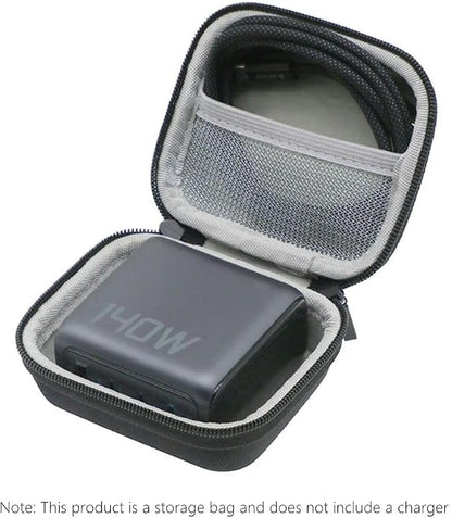 Case for Anker 140W Charger,Hard Shell Protective Storage Bag Carrying Case for Anker 140W USB-C Charger