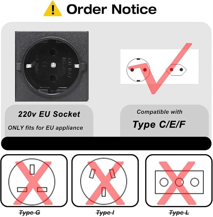 Yinleader 110v to 220v European Voltage Converter Transformer 500W | Step Up Converter 110/120 Volt to 220/230/240 Volt or Step Down 220 to 110,[110V US Power Cord Included Only, No 220V Cord]
