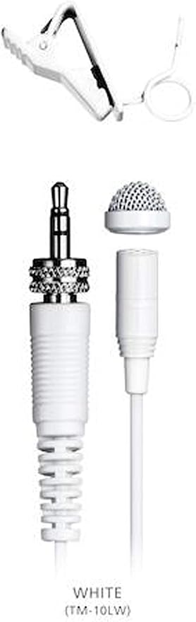 Tascam TM-10LWH Lavalier Microphone, White