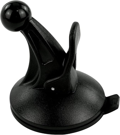 EKIND Replacement Cradle and Removable Car Windscreen Windshield Suction Cup Mount 17mm Swivel Ball GPS Holder Compatible for Garmin GPS Nuvi -Black