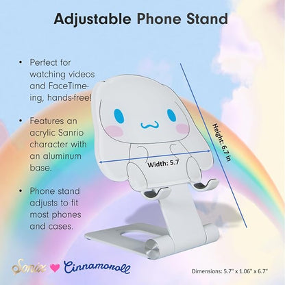 Sonix x Sanrio Character Phone Stand | Adjustable Cell Phone Holder, Desk Stand, Dock | Cinnamoroll