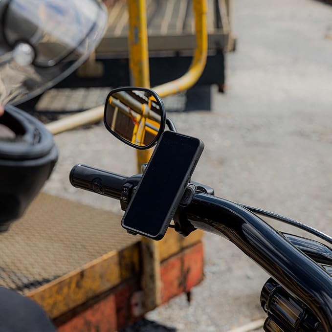 Quad Lock Handlebar Motorcycle Phone Mount PRO - Large Kit with Vibration Dampener and MAG Universal Adaptor