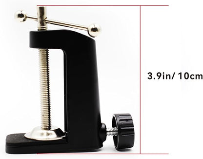 Universal C-Clamp Lamp Holder Desk Mount Clamp Base for Swing Arm Lights, DIY Lighting, Monitors, Workbenches