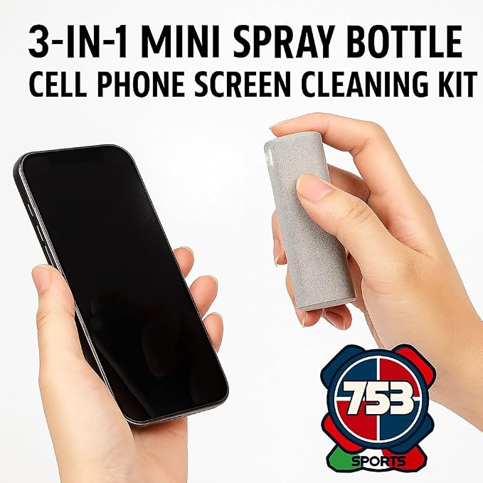 3 in 1 Portable Reusable Electronics Mobile Phone Pc Tablet Lcds Screen Cleanser Spray Microfiber Cleaning Kit