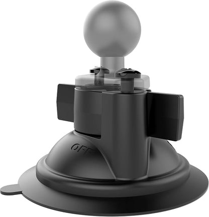 RAM Mounts Twist-Lock Suction Cup Base RAP-224-1U Compatible with RAM B Size 1" Ball Components