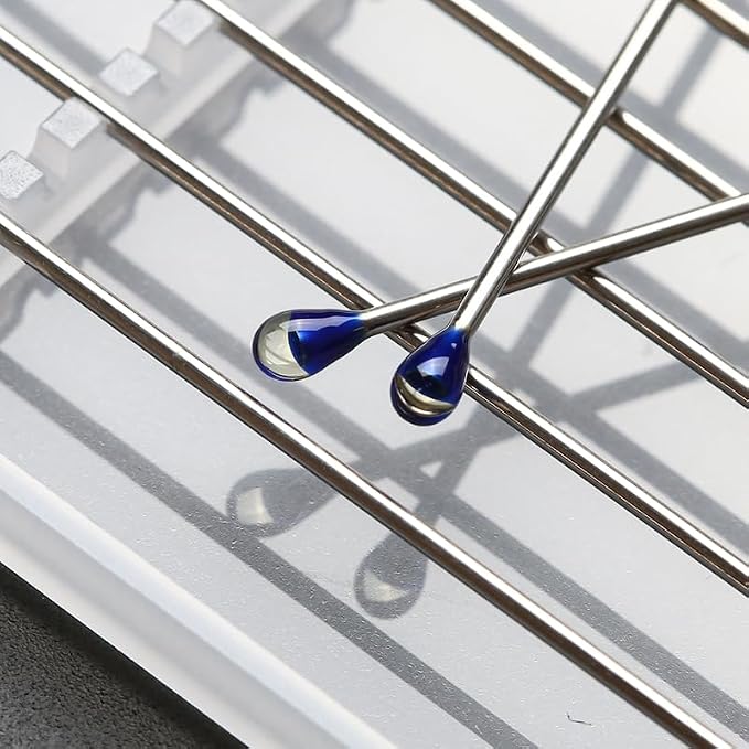 ESD Safe Cleaning Swab for Camera Sensors, PCB & Semiconductors - No Residue, Anti-Static, Scratch-Free, Quick & Easy to Use for Sensitive Electronics. (Blue-10Packs, Electrostatic adsorption)