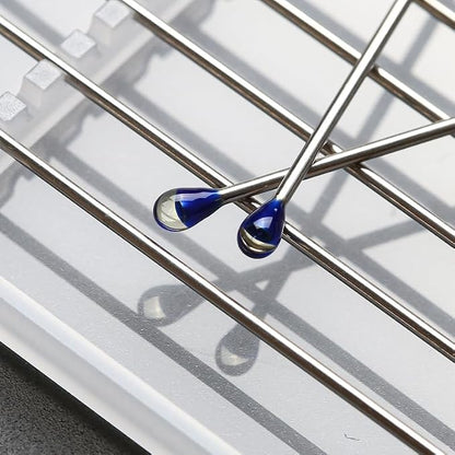 ESD Safe Cleaning Swab for Camera Sensors, PCB & Semiconductors - No Residue, Anti-Static, Scratch-Free, Quick & Easy to Use for Sensitive Electronics. (Blue-10Packs, Electrostatic adsorption)