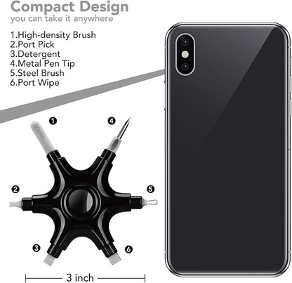 for iPhone Cleaning Kit Port Cleaner, Repair and Restore Tool for iPad Pro Watch Cell Phone Charging Port, Lightning Charger Cables Speaker Airpod Cleaning Putty Dust for All Devices