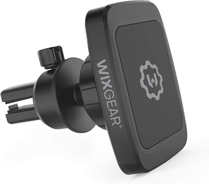 WixGear Magnetic Phone Car Mount, Universal Bite-Lock Air Vent Magnetic Phone Car Mount Holder, for Cell Phones with Swift-snap Technology