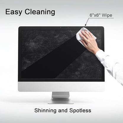ARCHXX Screen Wipes for Electronics, 120 Count 6"x6" Pre-Moistened Screen Cleaner for Screens, Computer,Laptop,Tablet,Phone,Monitor,Car Screen Cleaner, Lens Wipes Individually Wrapped
