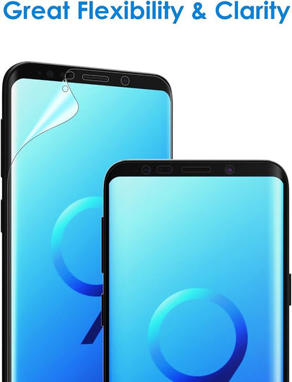 JETech Screen Protector for Samsung Galaxy S9, 2-Pack | Self-Healing TPU Film, HD Clear, Anti-Scratch Protection, Bubble-Free Installation