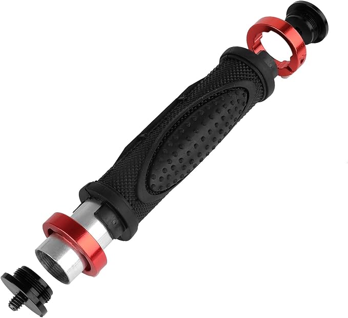 ChromLives Camera Handle Grip Support Mount Universal Handlegrip Camera Stabilizer with 1/4 inches Male Screw for Digital Video Camera Camcorder Action Camera LED Light Phone