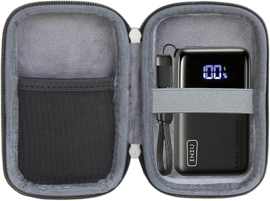 Hermitshell Hard Travel Case for INIU Mini Portable Charger Small 45W PD Power Bank 10000mAh USB C in&Out Fast Charging Pocket Size Battery Pack（Only Case）