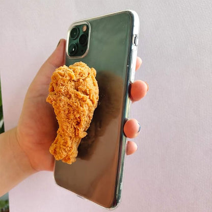 Cute Funny Phone Case Cover for iPhone 14 Series,Super Vivid 3D Fried Chicken Leg Shape Soft TPU Protective Case Cover for iPhone 14/14 Pro/14 Pro Max/14 Plus (for iPhone 14 Plus - 6.7')