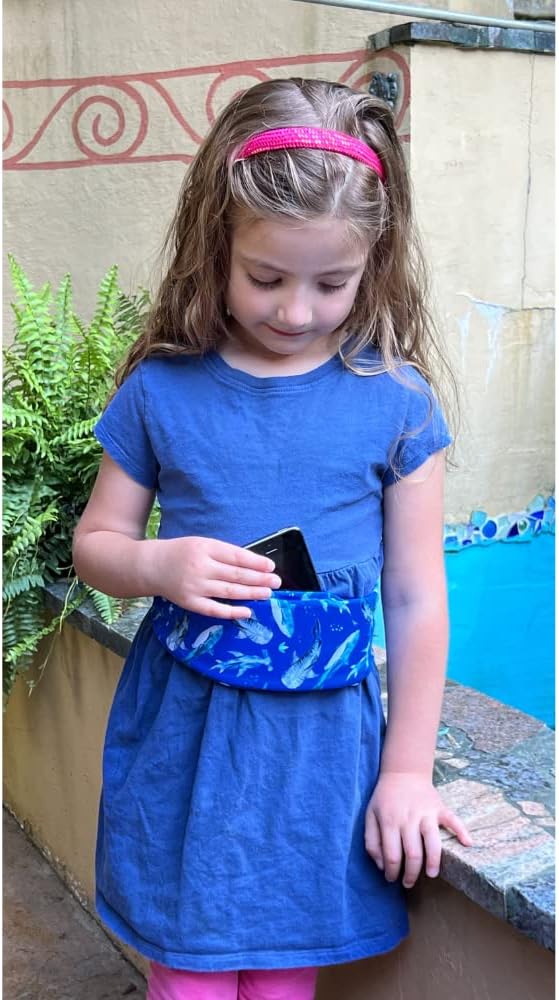 BANDI KIDS Pocket belt for Medical, Sports, Play Comfortable fit Adjustable waist pack, Made In USA